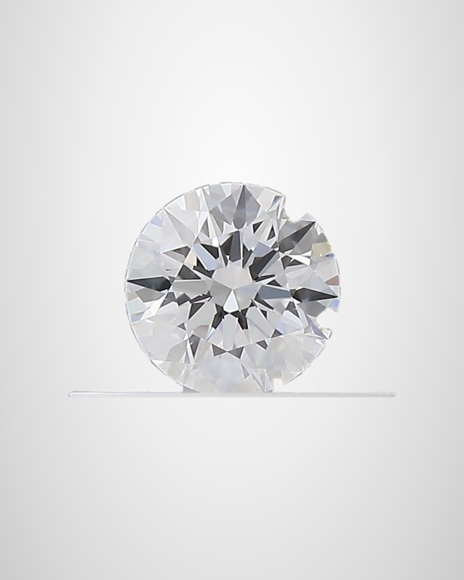 0.23 ct Round Natural Diamond, D IF