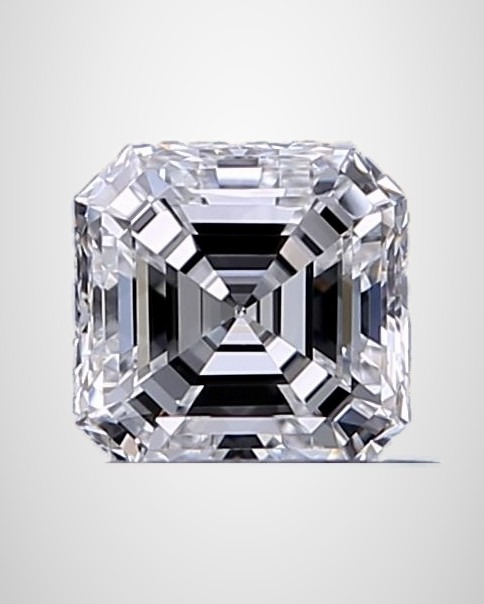0.33 ct Asscher Natural Diamond, D IF