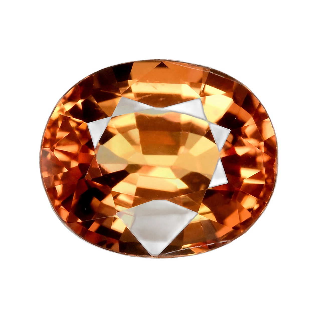 1.13 ct Oval Sapphire from Tanzania, Orangish