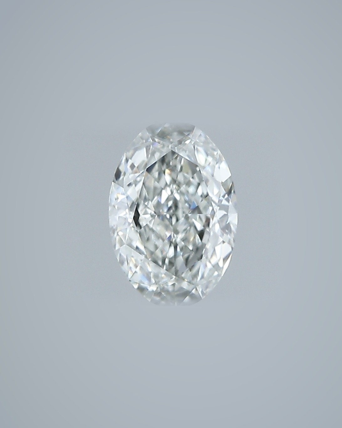 0.66 ct Oval Fancy Colour Diamond, IF, Fancy Light Gray-Green