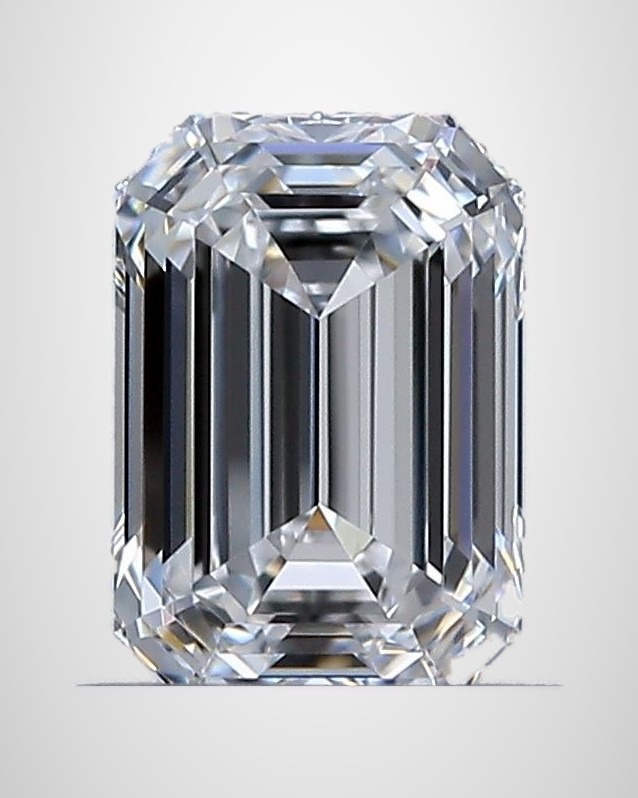 0.71 ct Emerald Natural Diamond, D IF