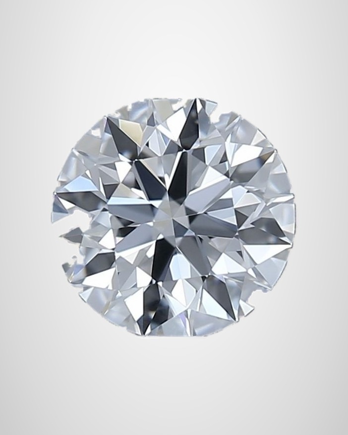 0.53 ct Round Natural Diamond, D IF