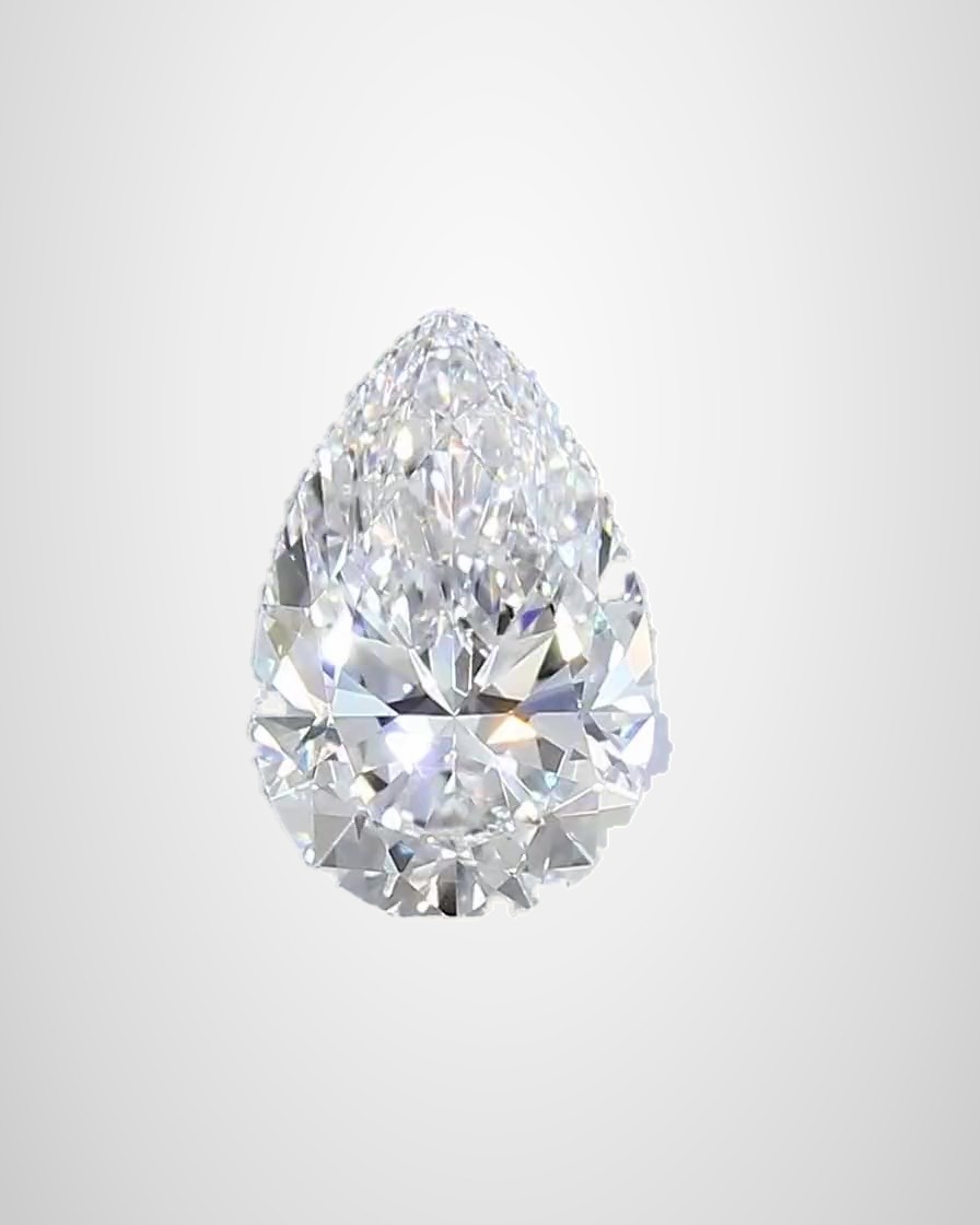 1.51 ct Pear Natural Diamond, D IF