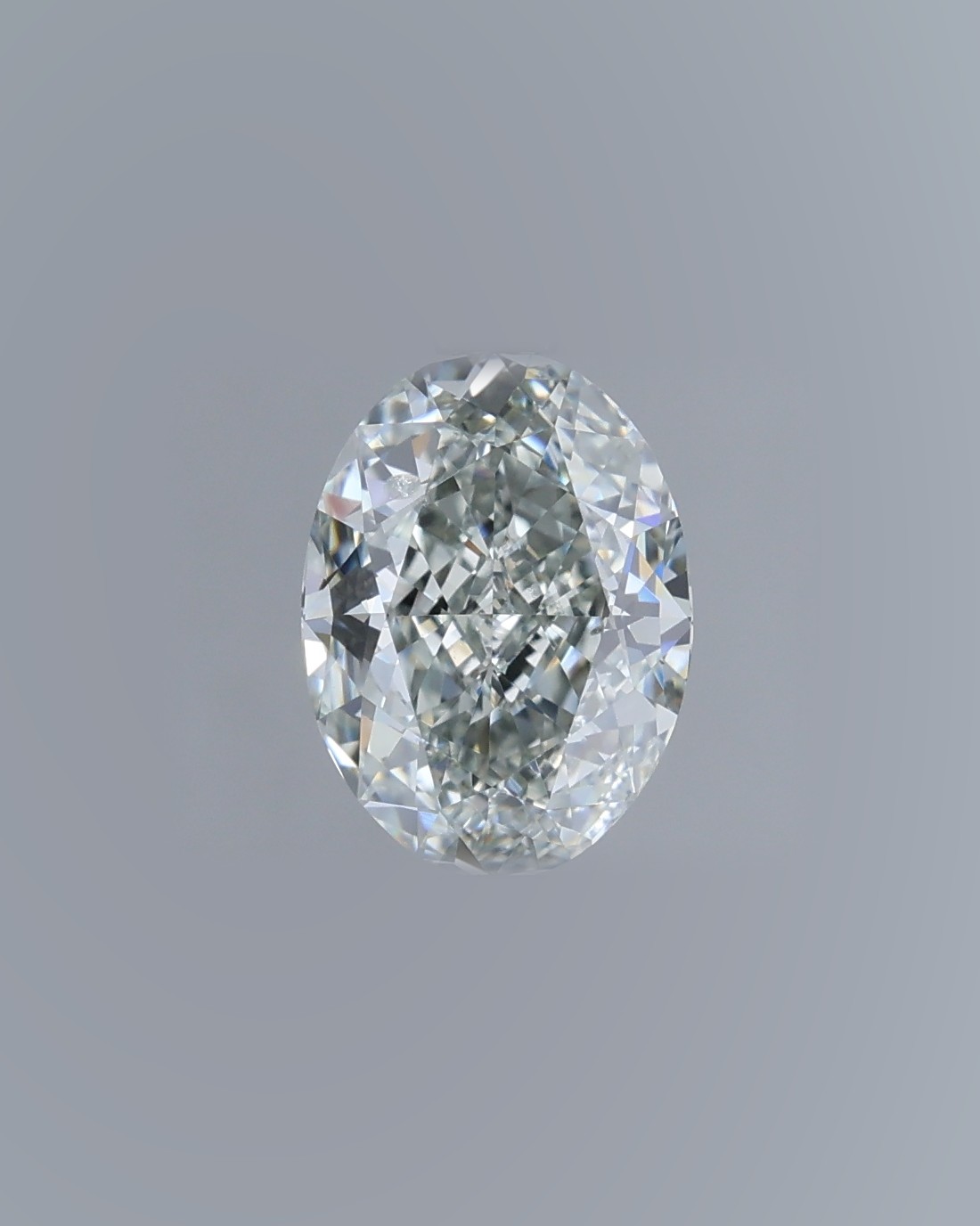 1.50 ct Oval Fancy Colour Diamond, SI2, Fancy Light Gray-Green