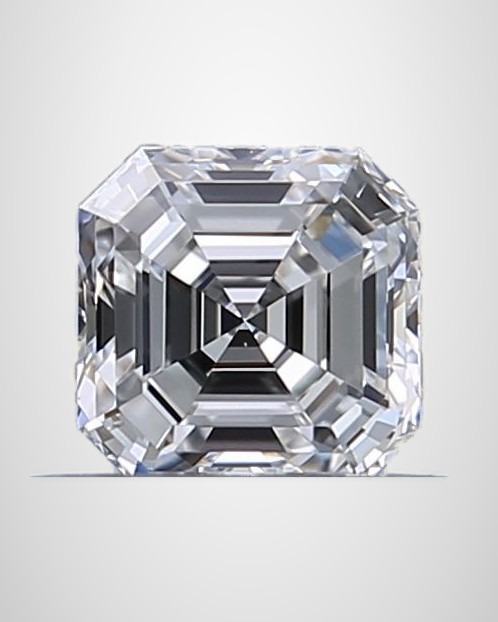 0.33 ct Asscher Natural Diamond, D IF