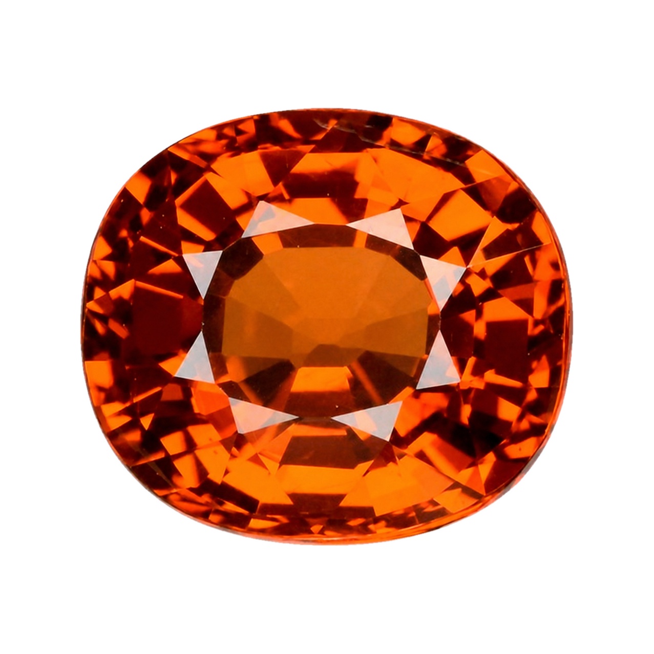 1.90 ct Cushion Garnet from Nigeria, Orange