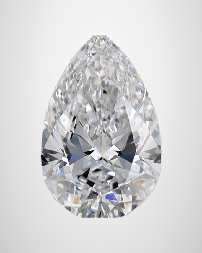 0.70 ct Pear Natural Diamond, D IF