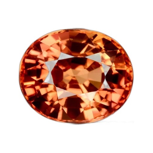 1.14 ct Oval Sapphire from Tanzania, Orange