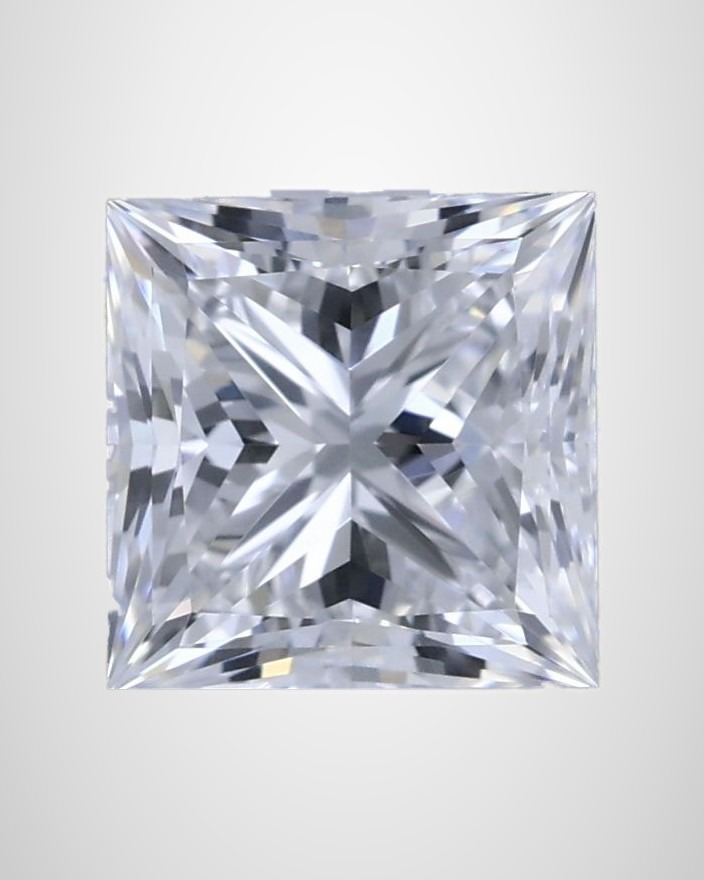 0.60 ct Princess Natural Diamond, D IF