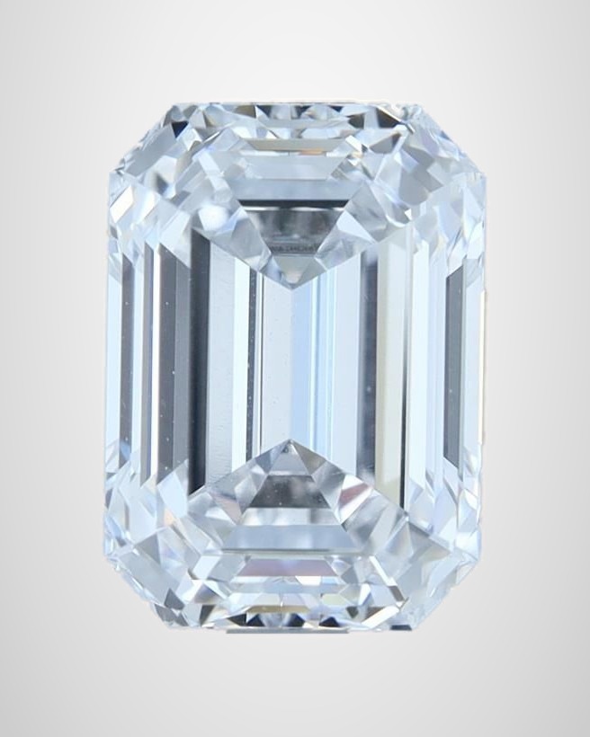 2.15 ct Emerald Natural Diamond, D IF