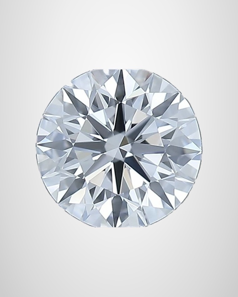 0.52 ct Round Natural Diamond, D IF