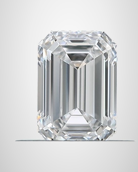 0.50 ct Emerald Natural Diamond, D IF