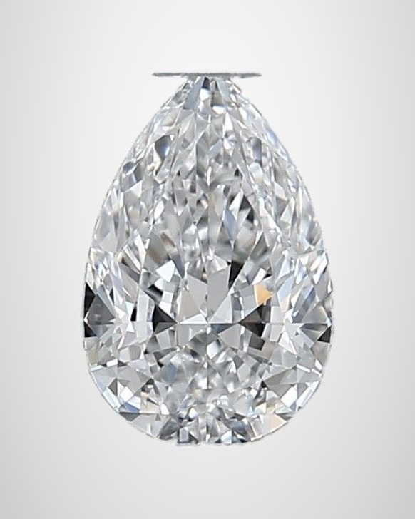 0.50 ct Pear Natural Diamond, D IF