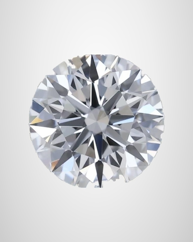 0.34 ct Round Natural Diamond, D IF