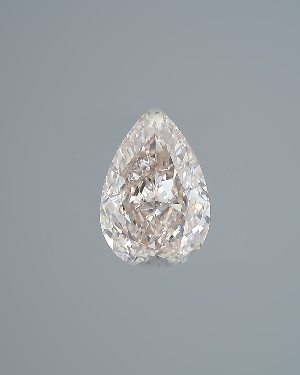 1.04 ct Pear Fancy Colour Diamond, SI2, Fancy Light Pink-Brown