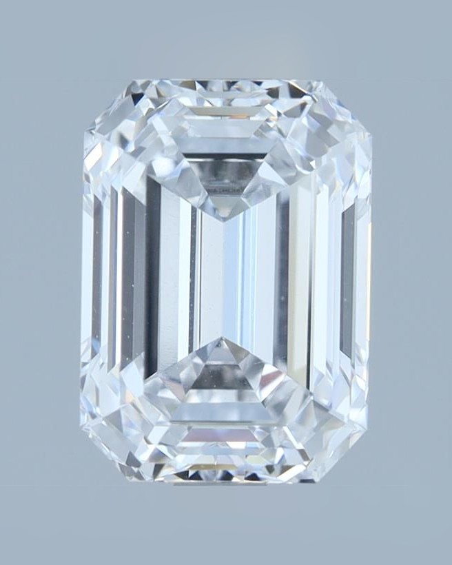 2.15 ct Emerald Natural Diamond, D IF