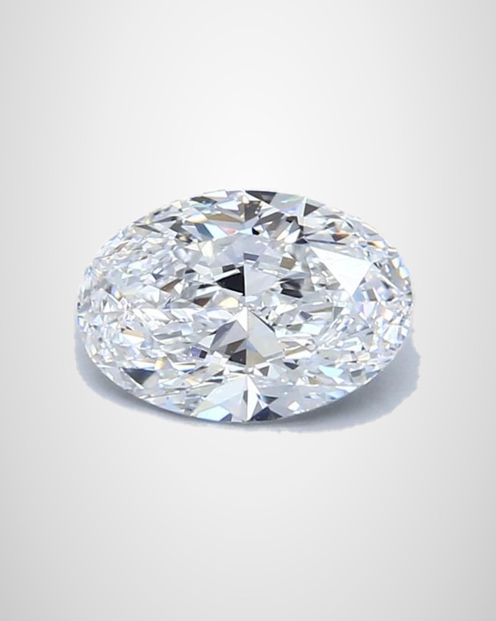 1.53 ct Oval Natural Diamond, D IF