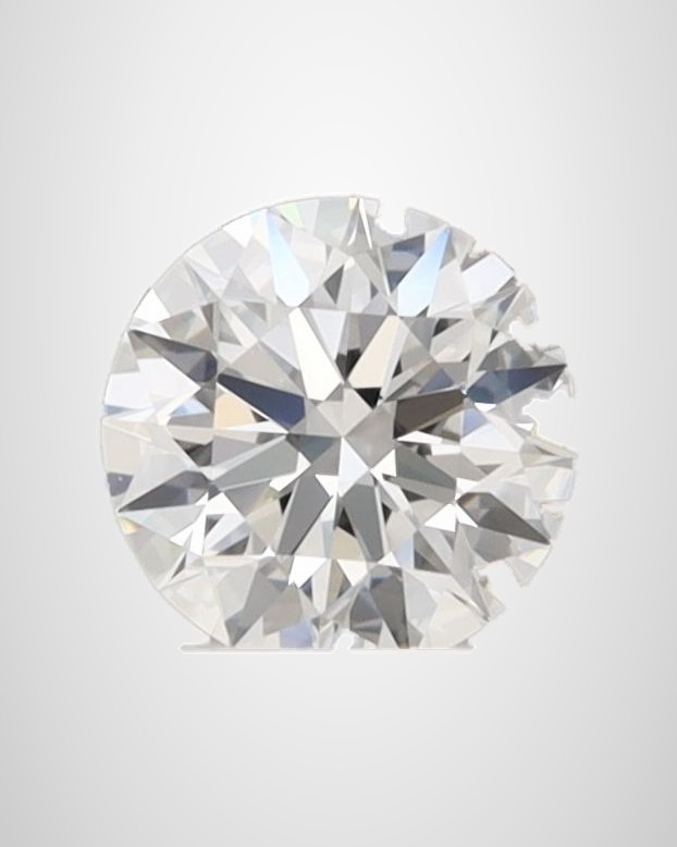 0.23 ct Round Natural Diamond, D IF