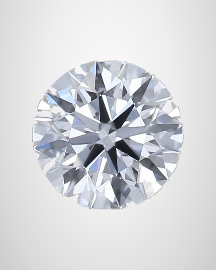 0.46 ct Round Natural Diamond, D IF