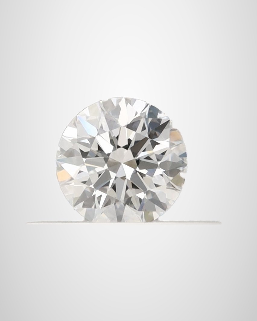 0.23 ct Round Natural Diamond, D IF
