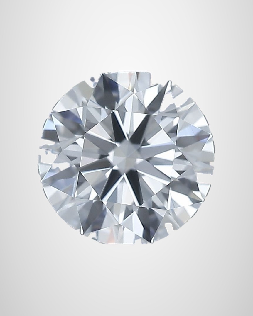 0.70 ct Round Natural Diamond, D IF