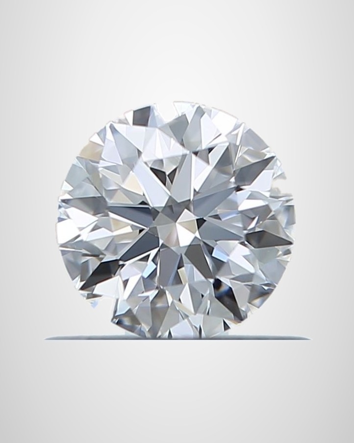 0.45 ct Round Natural Diamond, D IF
