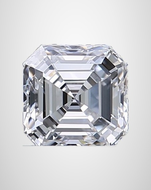 0.32 ct Asscher Natural Diamond, D IF