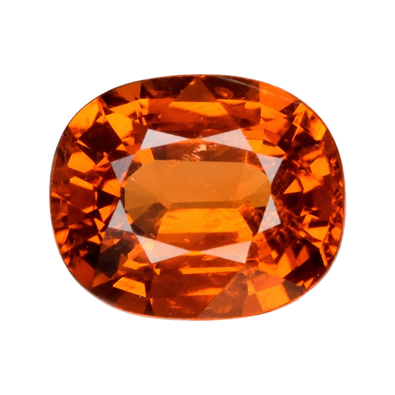 1.98 ct Cushion Garnet from Nigeria, Orange