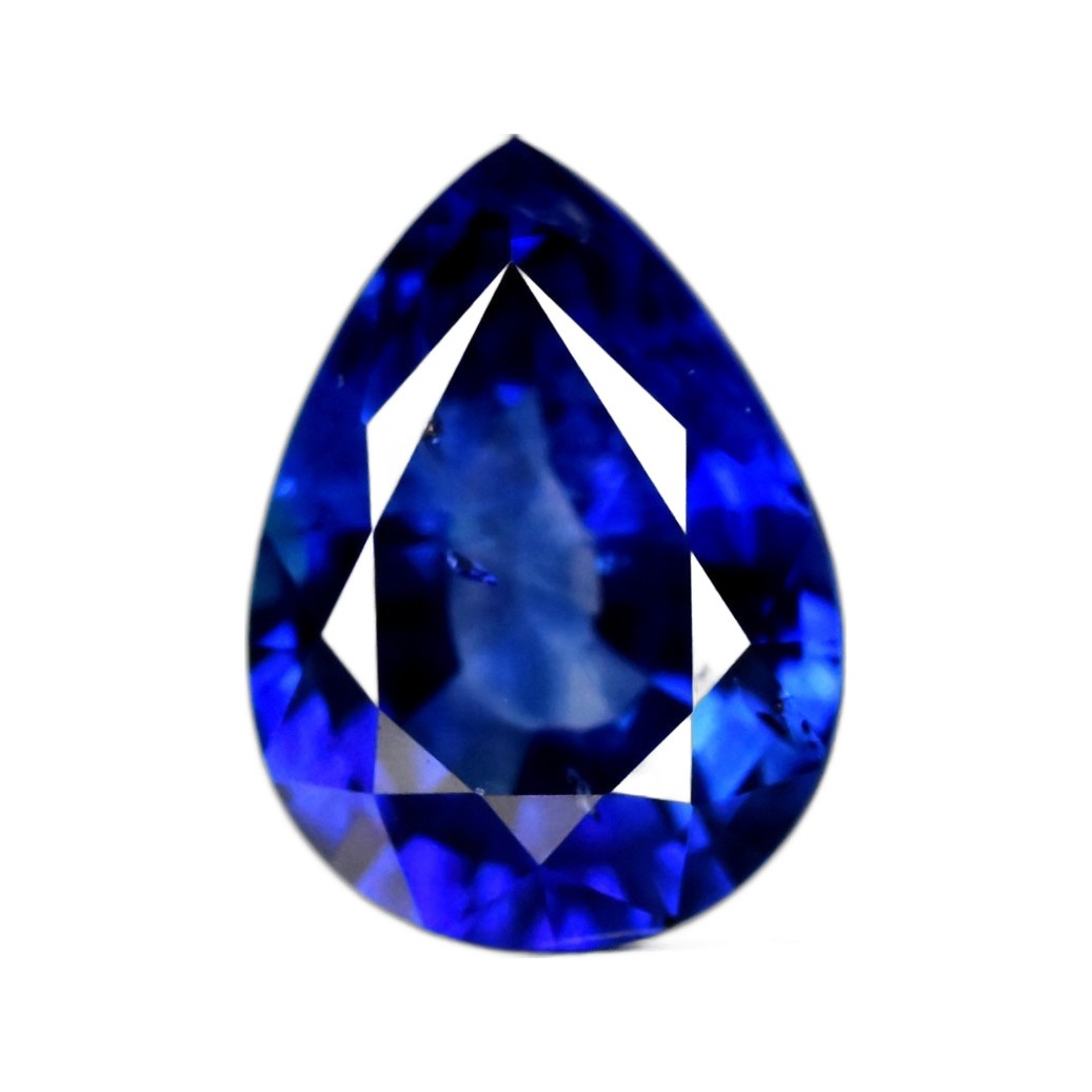 2.03 ct Pear Sapphire from Sri Lanka, Blue