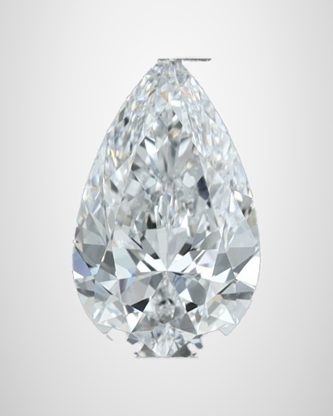 0.70 ct Pear Natural Diamond, D IF