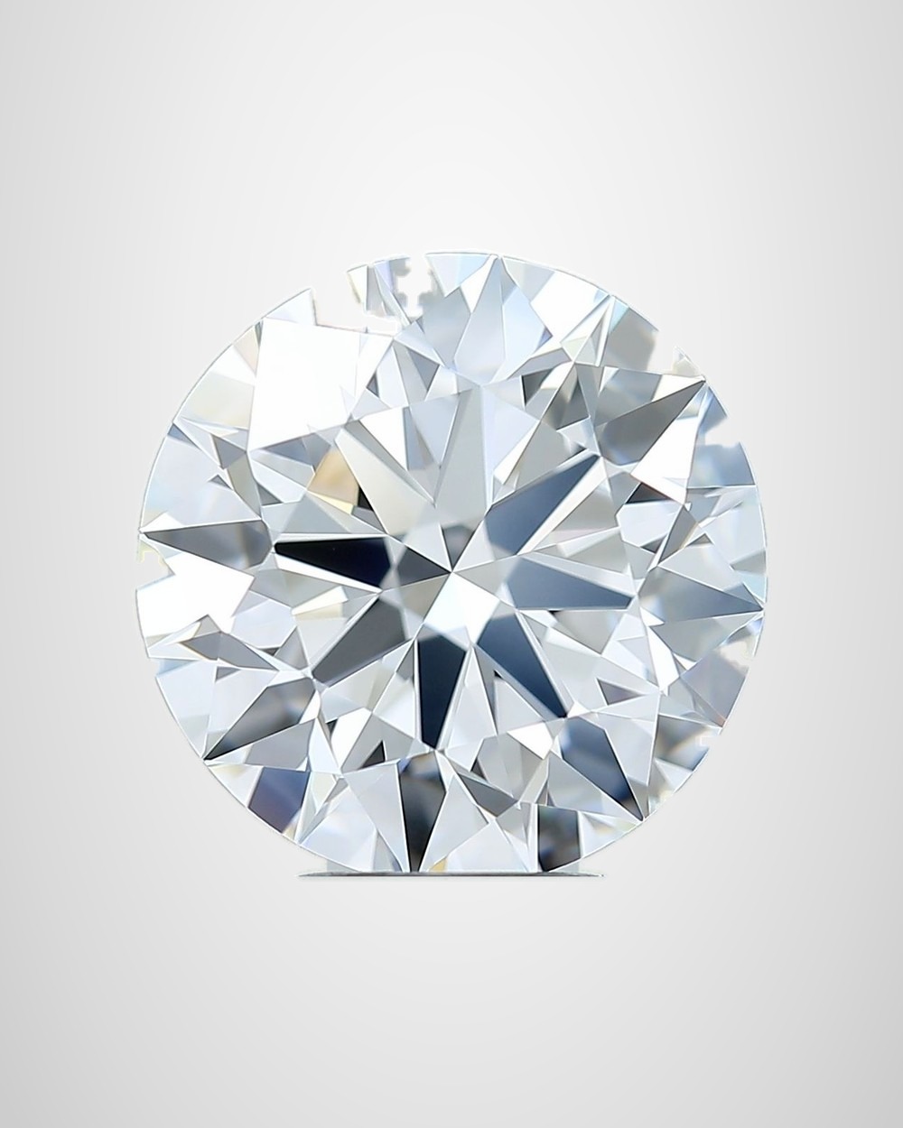 4.58 ct Round Natural Diamond, D IF