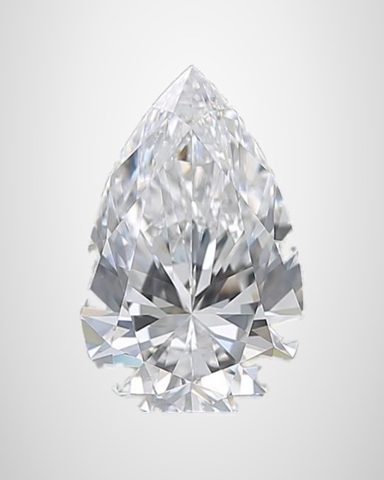 1.12 ct Pear Natural Diamond, D IF