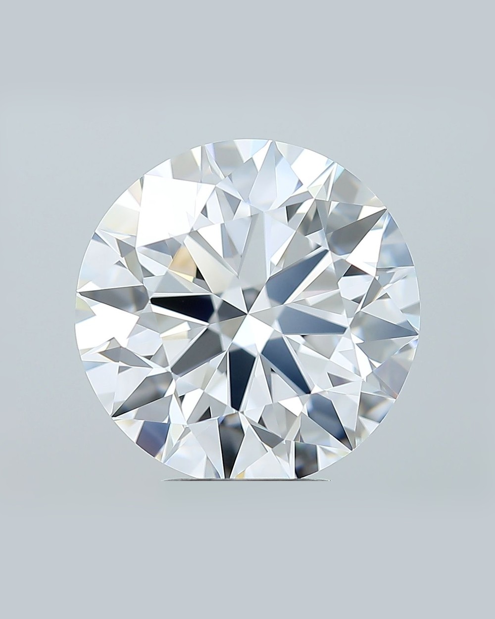 4.58 ct Round Natural Diamond, D IF