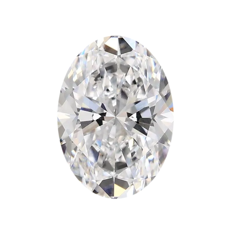 2.04 ct Oval Lab-Grown Diamond, D VVS2