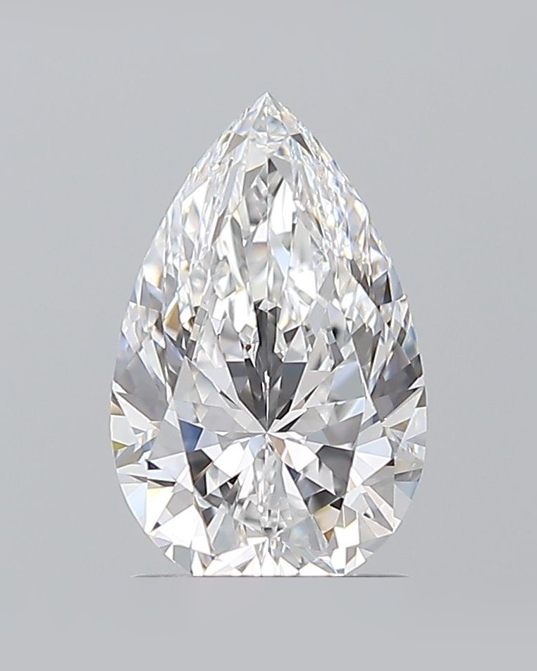 1.20 ct Pear Natural Diamond, D IF
