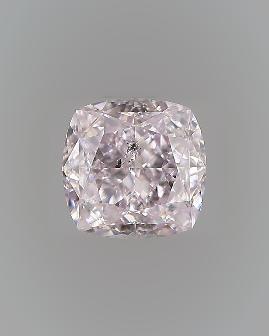 1.00 ct Cushion Fancy Colour Diamond, SI2, Fancy Light Pinkish Purple